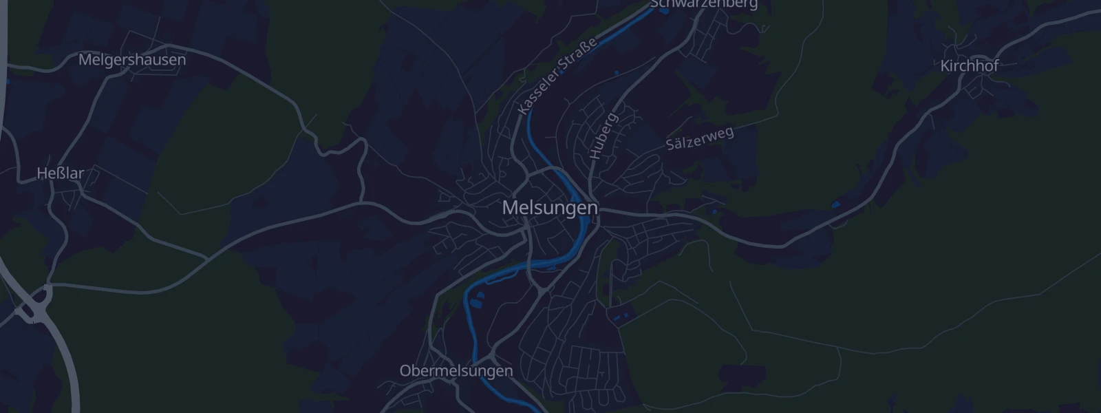 Karte von Melsungen