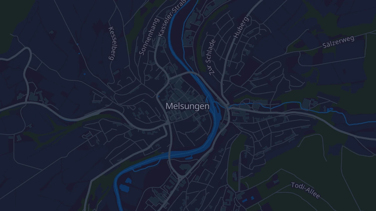 Karte von Melsungen
