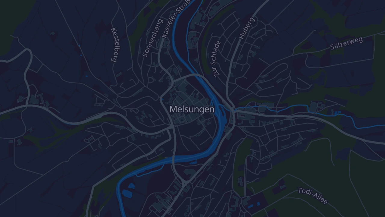 Karte von Melsungen