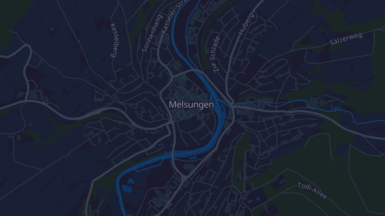 Karte von Melsungen