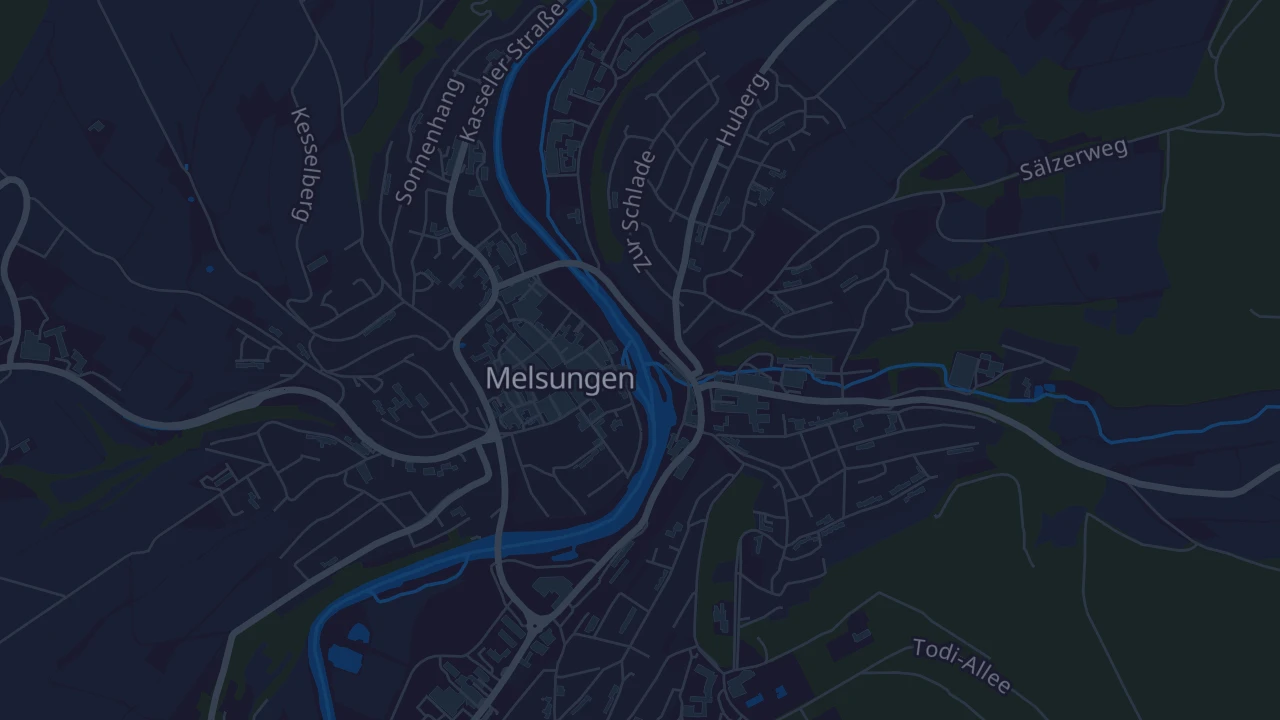 Karte von Melsungen