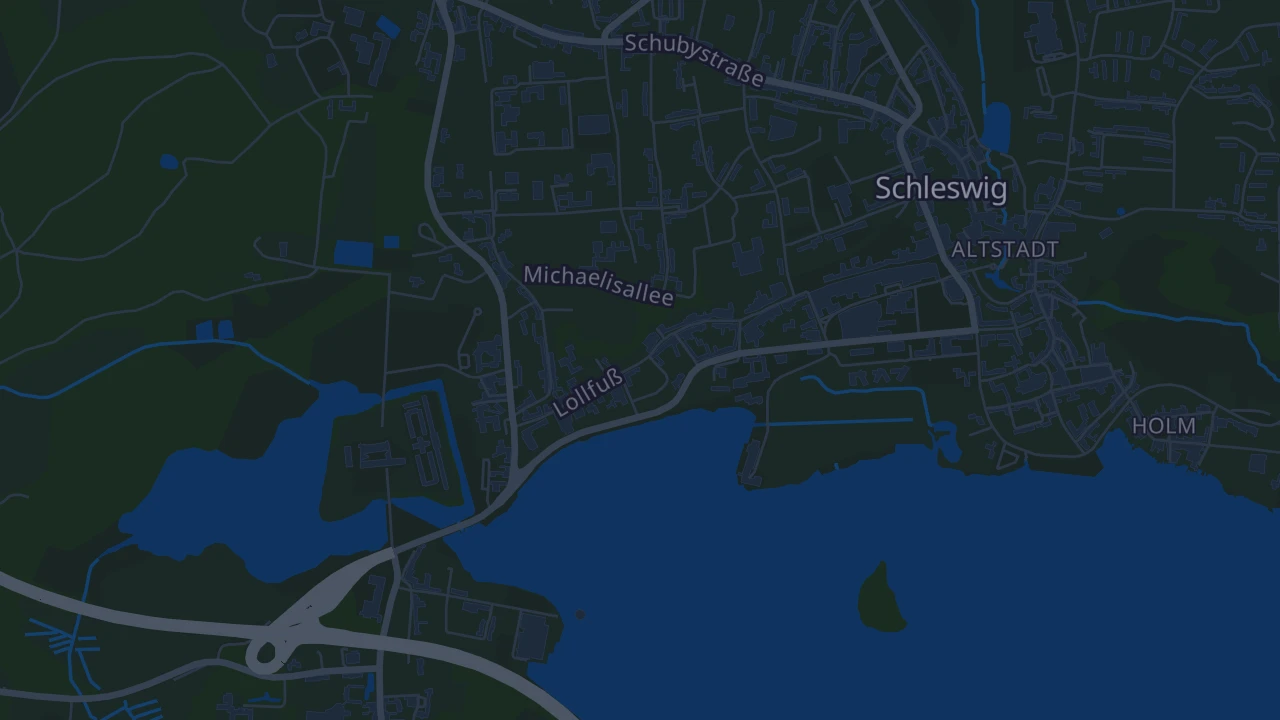 Karte von Schleswig
