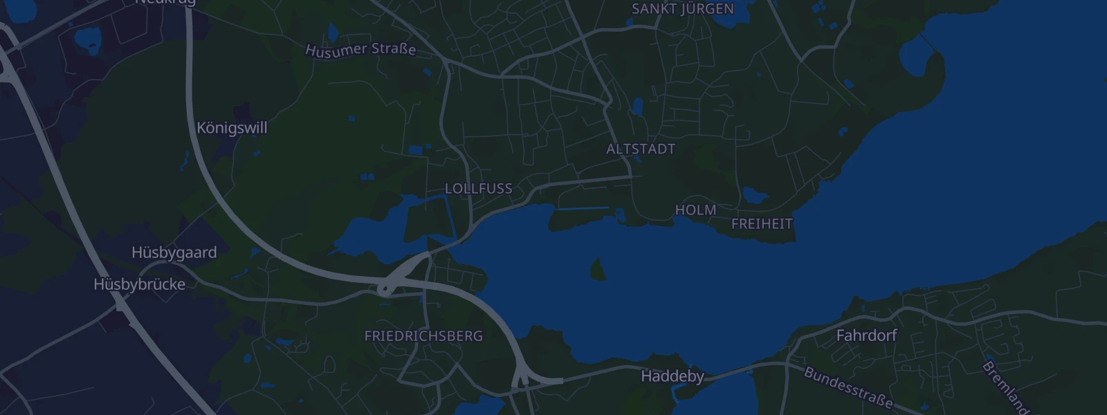 Karte von Schleswig