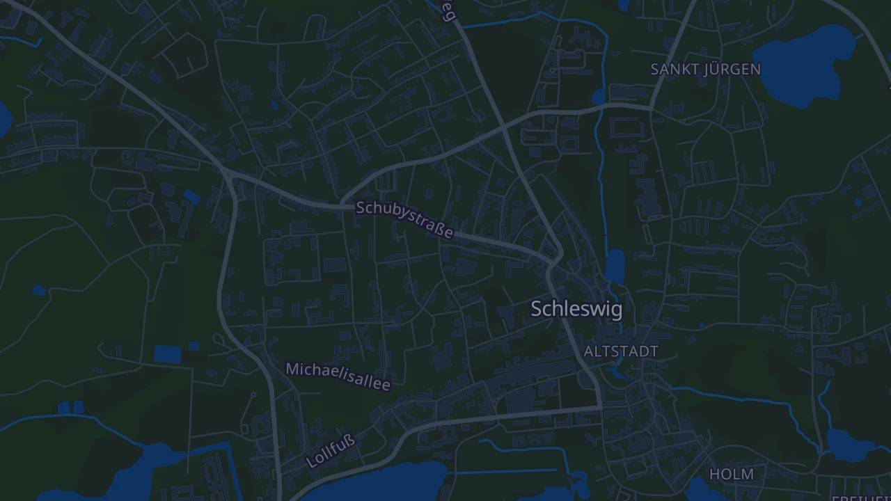 Karte von Schleswig