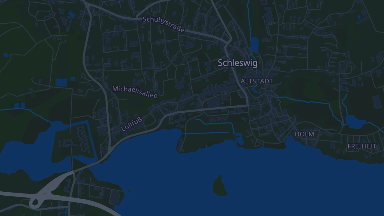 Karte von Schleswig