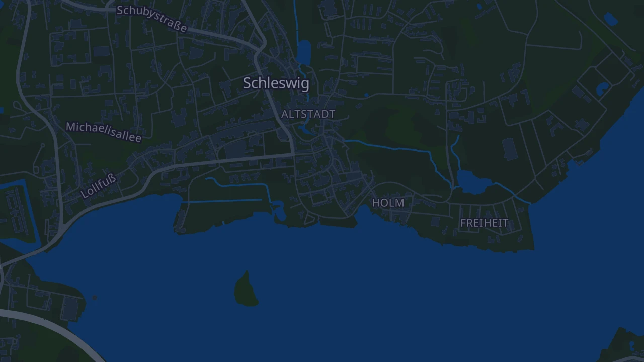Karte von Schleswig