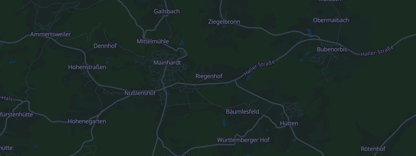 Karte von Mainhardt