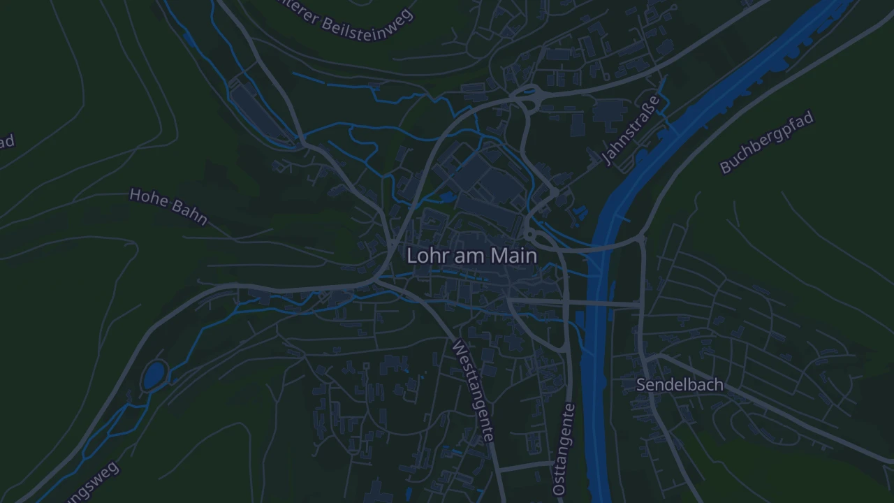 Karte von Lohr am Main
