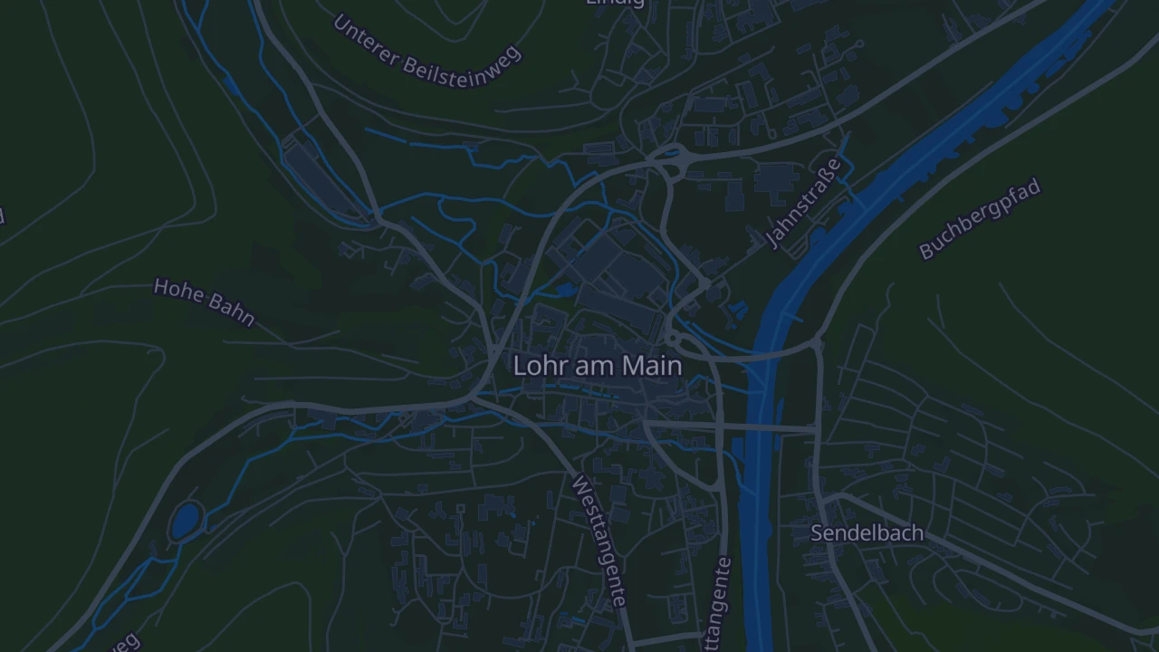Karte von Lohr am Main