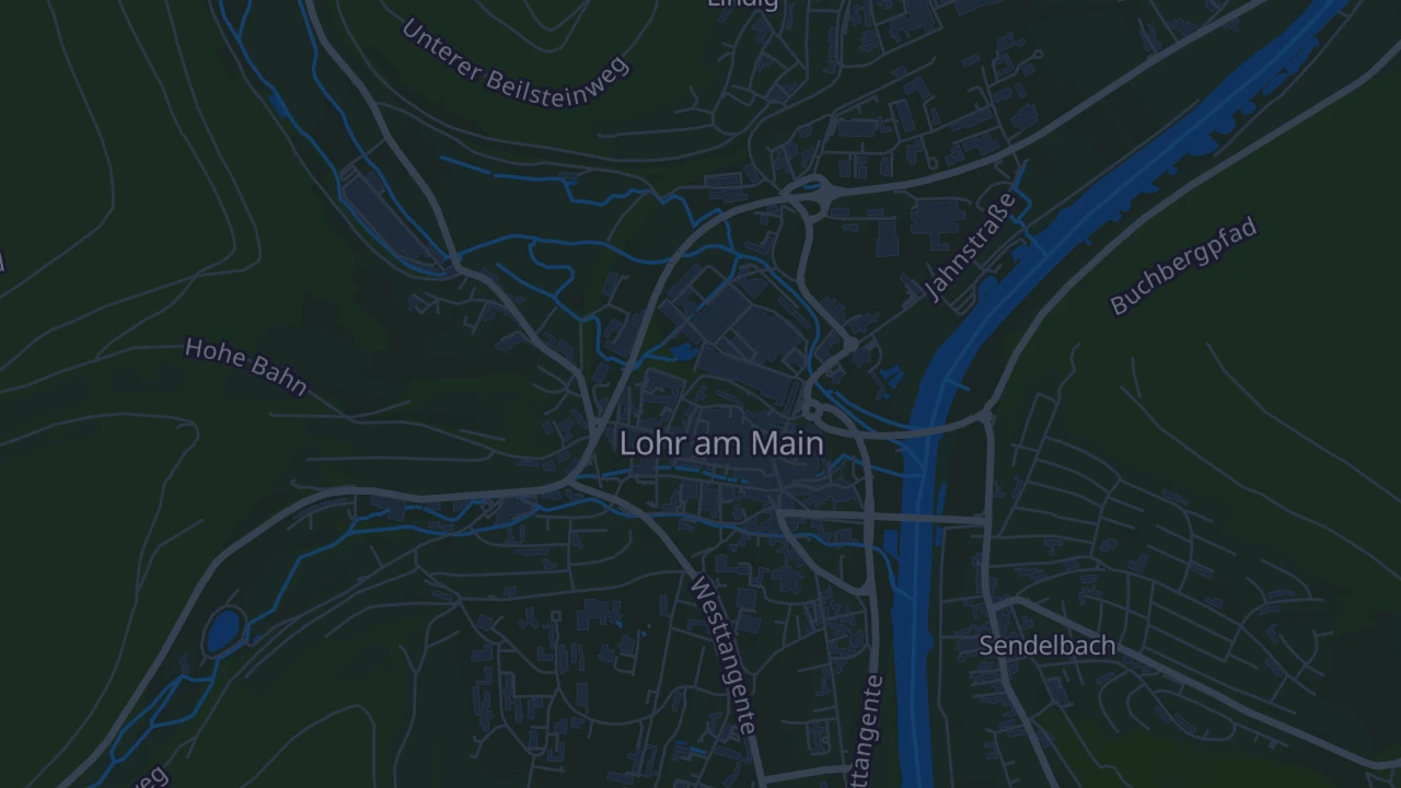 Karte von Lohr am Main