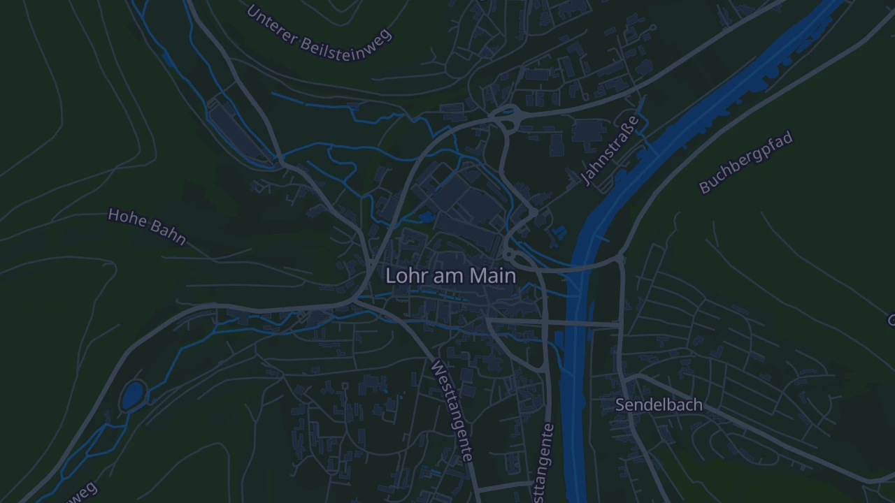 Karte von Lohr am Main