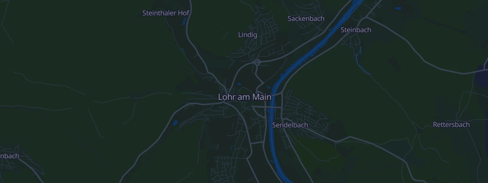 Karte von Lohr am Main