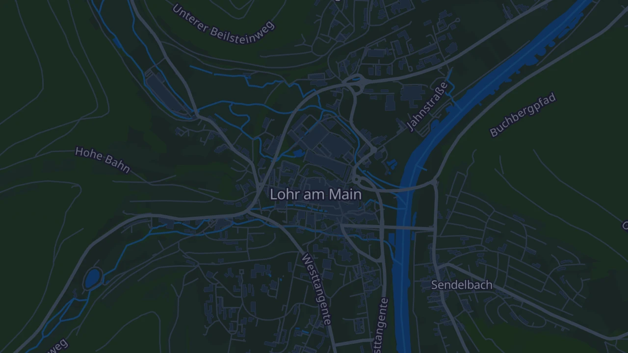 Karte von Lohr am Main