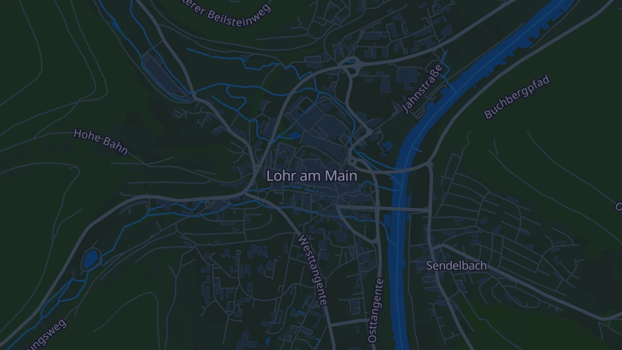 Karte von Lohr am Main