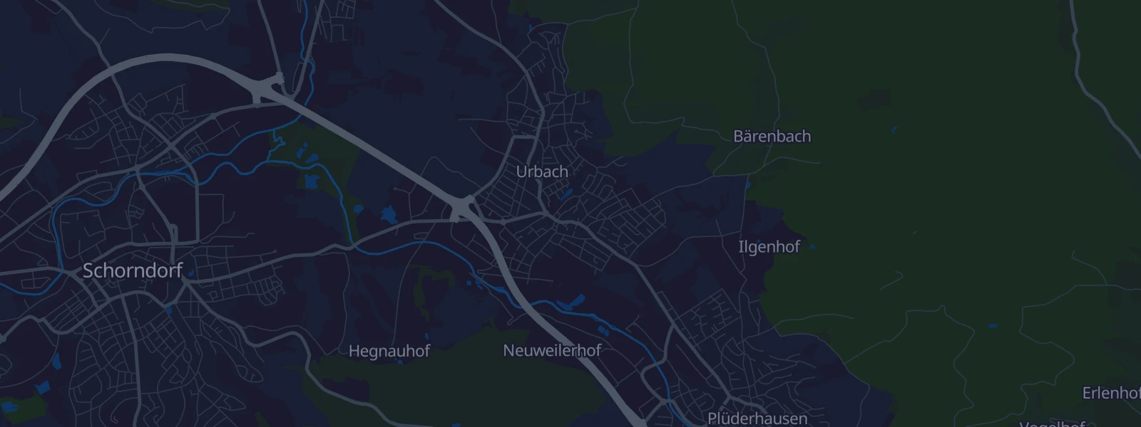 Karte von Urbach