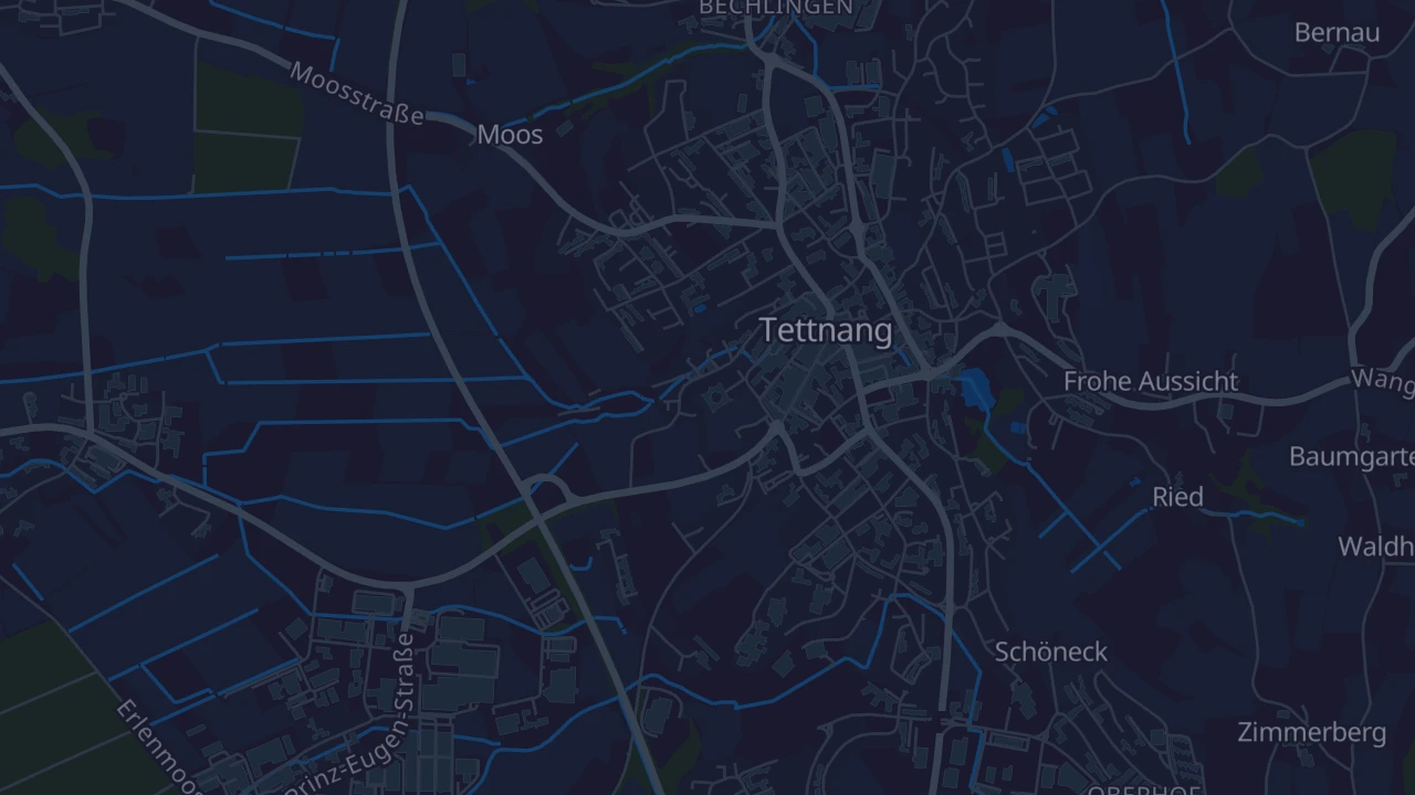 Karte von Tettnang
