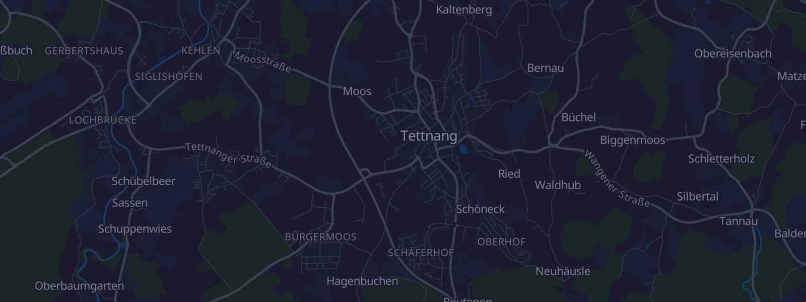 Karte von Tettnang