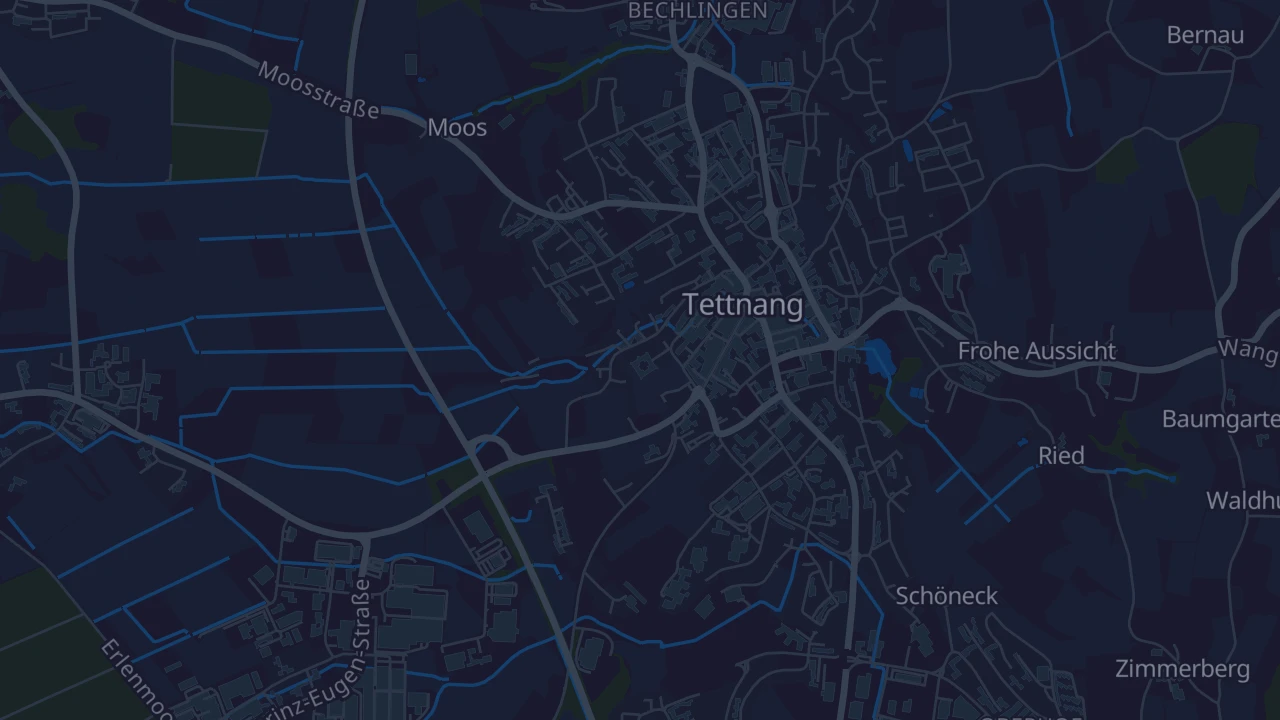 Karte von Tettnang