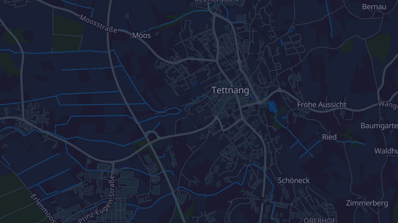 Karte von Tettnang
