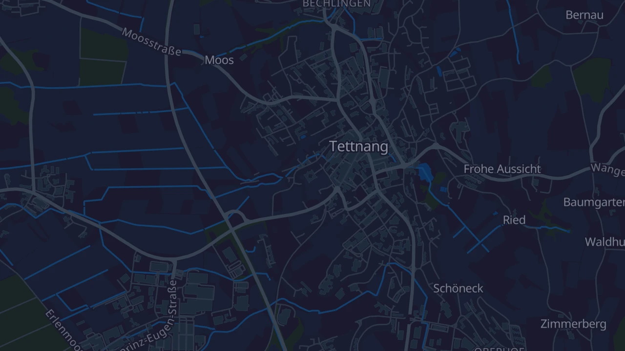 Karte von Tettnang