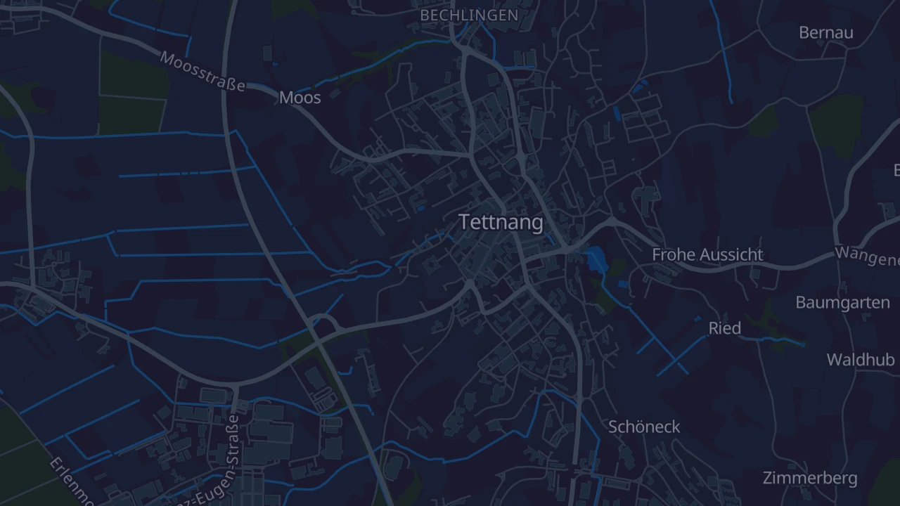 Karte von Tettnang