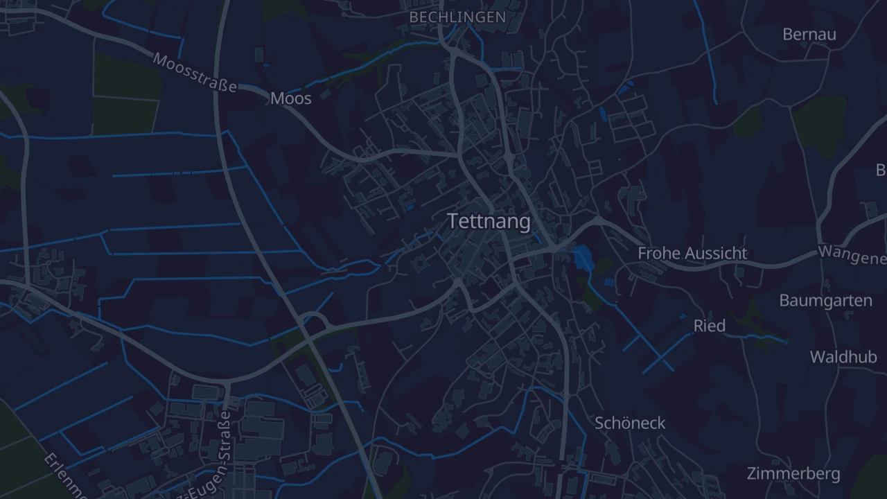 Karte von Tettnang