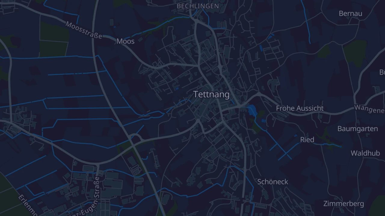 Karte von Tettnang