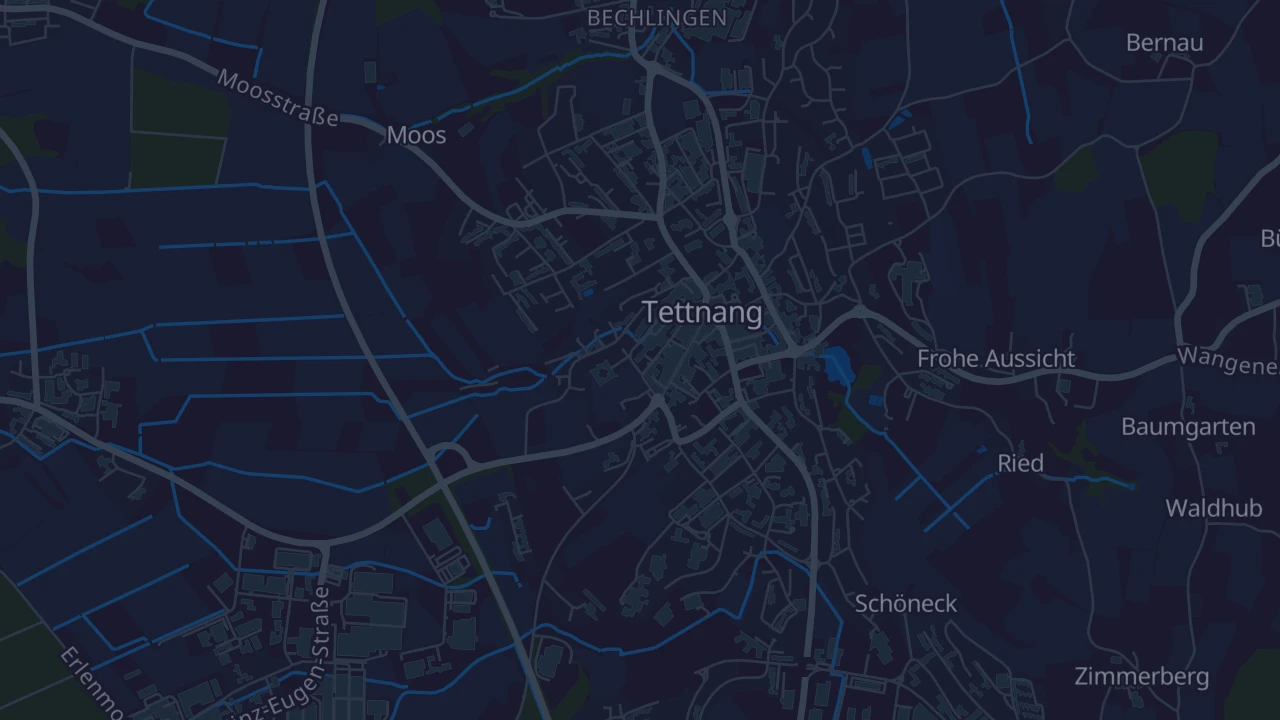 Karte von Tettnang