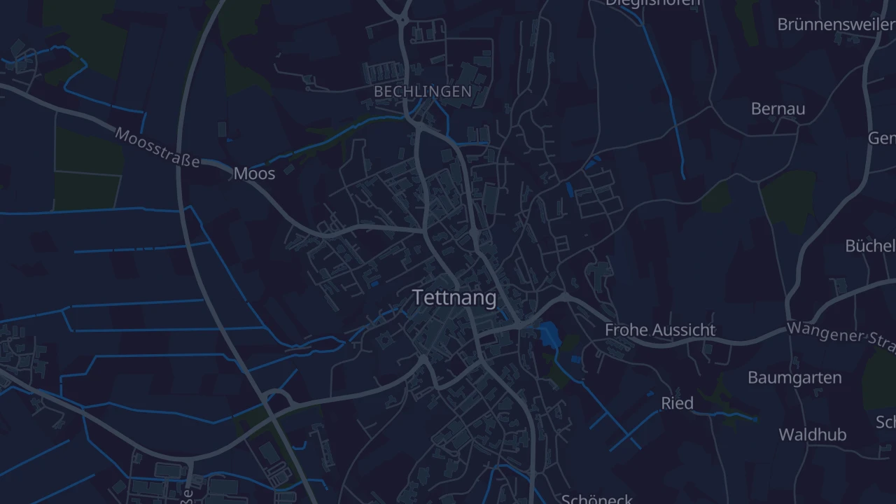 Karte von Tettnang