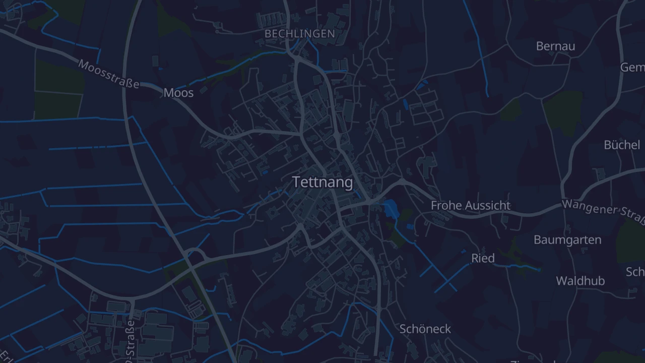Karte von Tettnang
