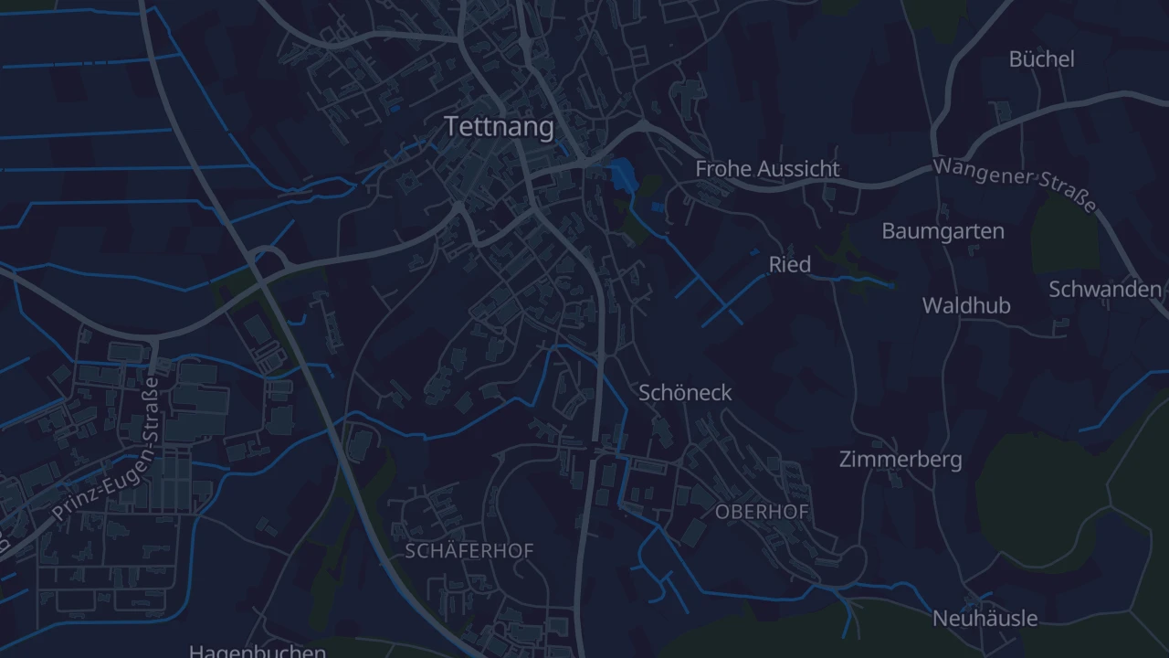 Karte von Tettnang