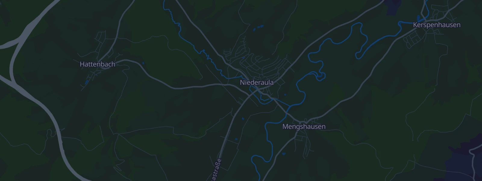 Karte von Niederaula