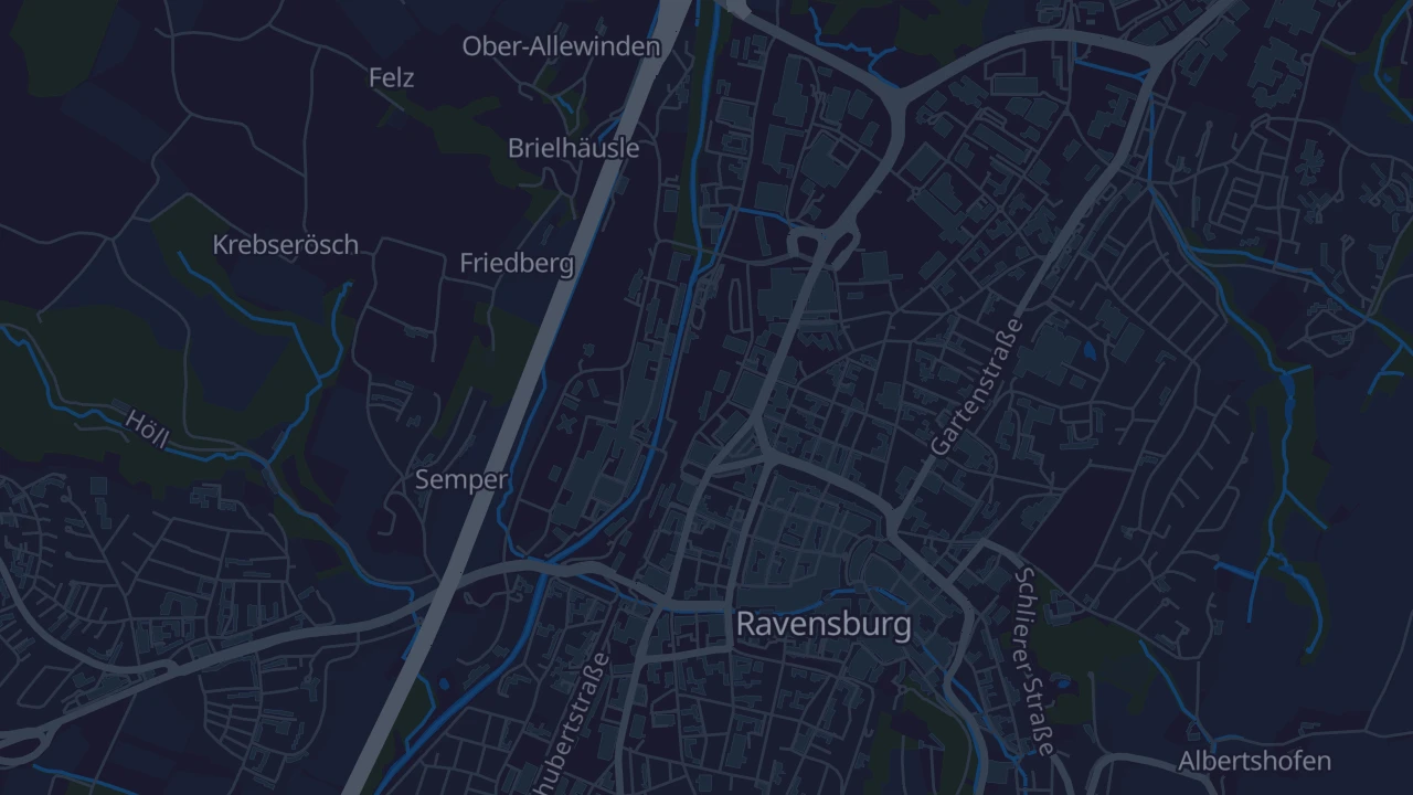 Karte von Ravensburg