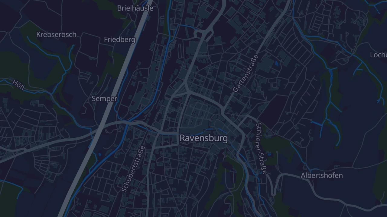 Karte von Ravensburg