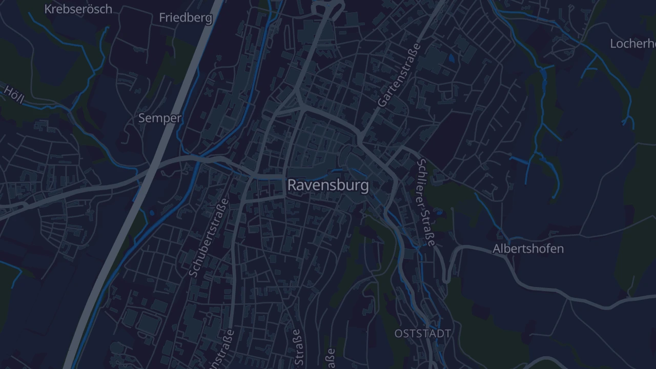Karte von Ravensburg