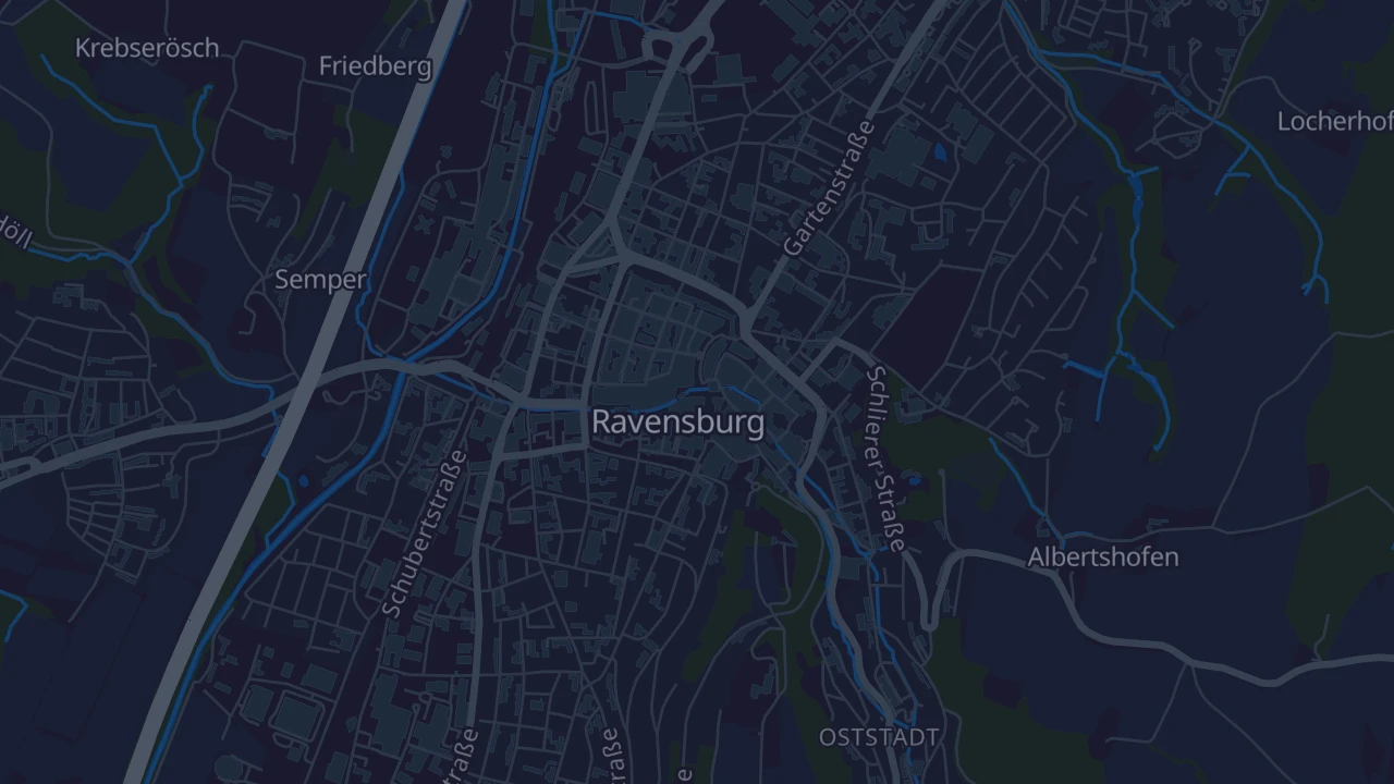 Karte von Ravensburg