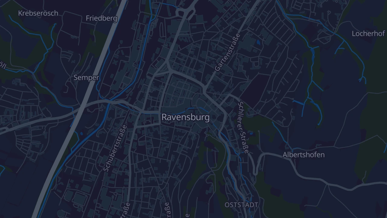 Karte von Ravensburg