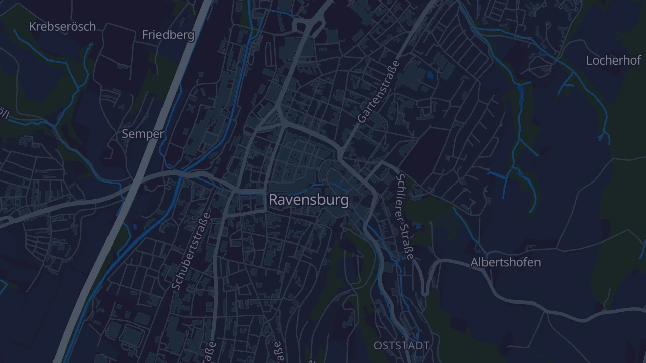 Karte von Ravensburg