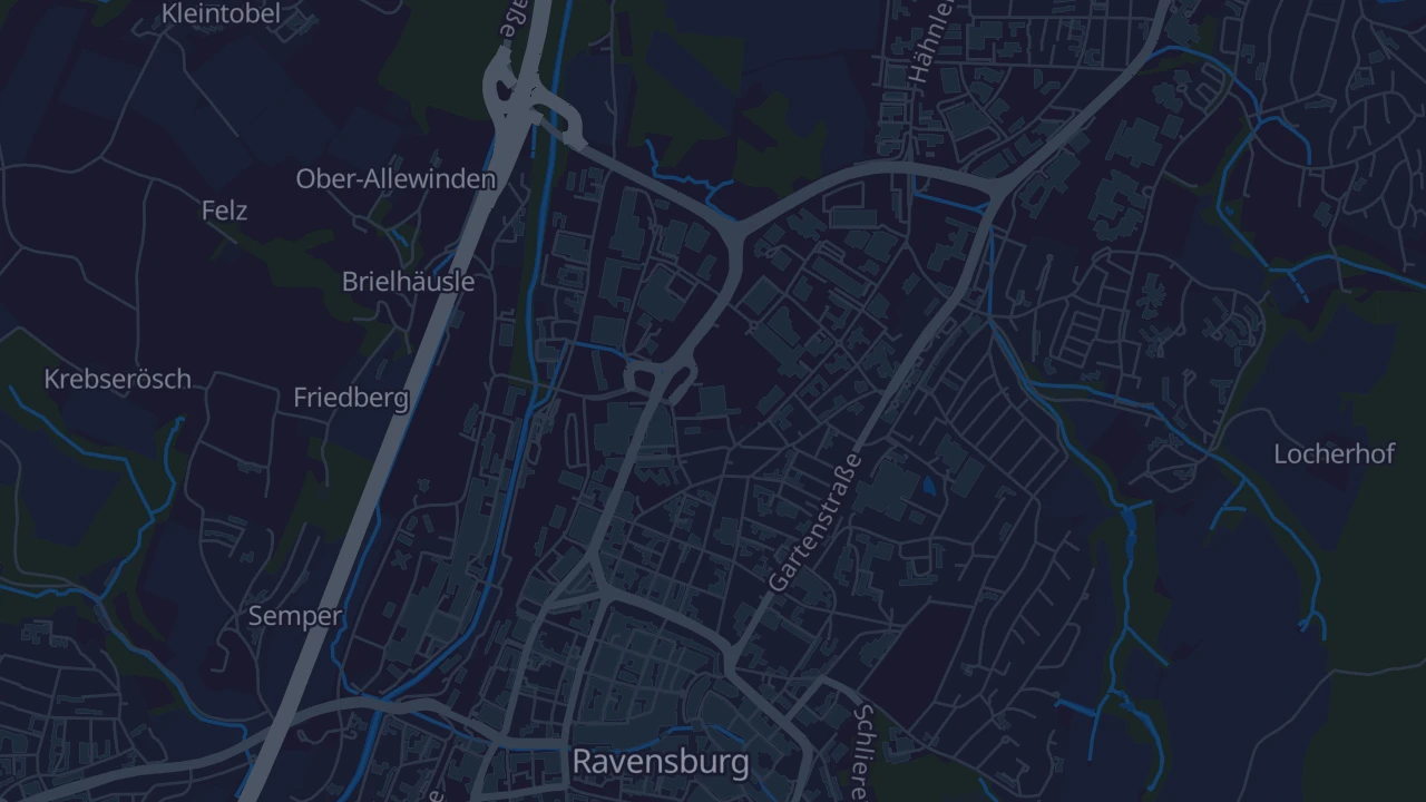 Karte von Ravensburg