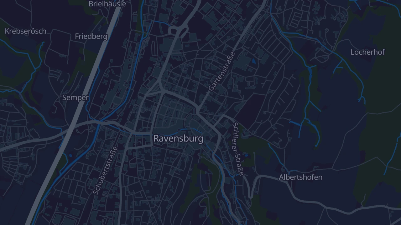 Karte von Ravensburg