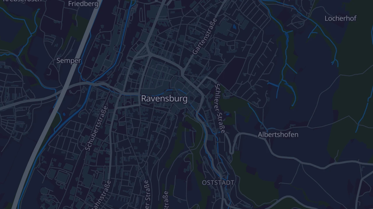 Karte von Ravensburg