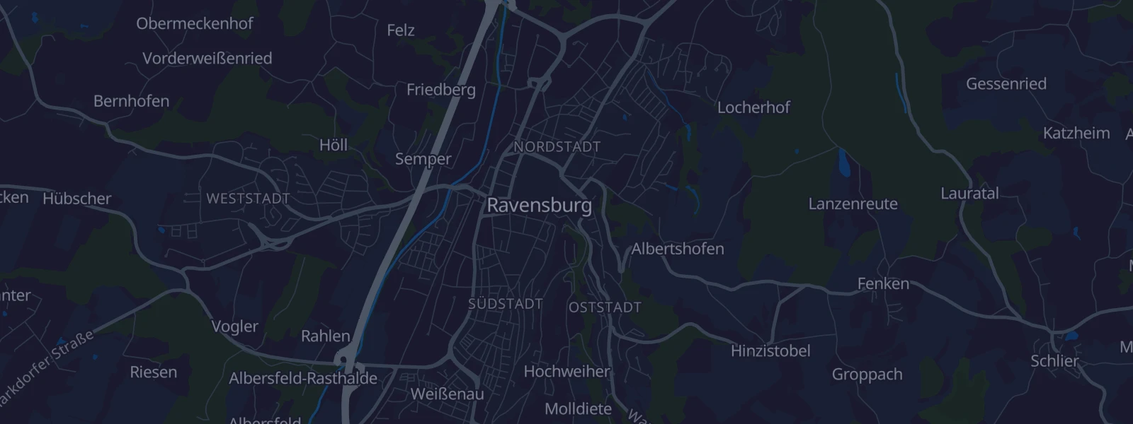 Karte von Ravensburg
