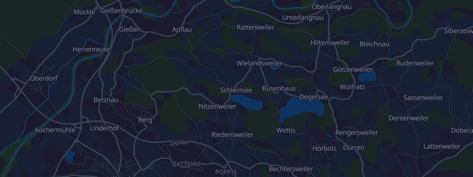 Karte von Kressbronn am Bodensee