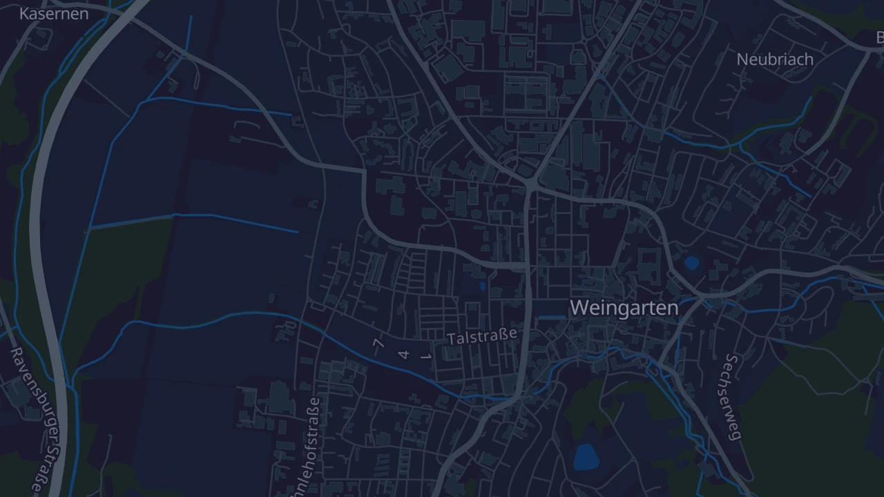 Karte von Weingarten