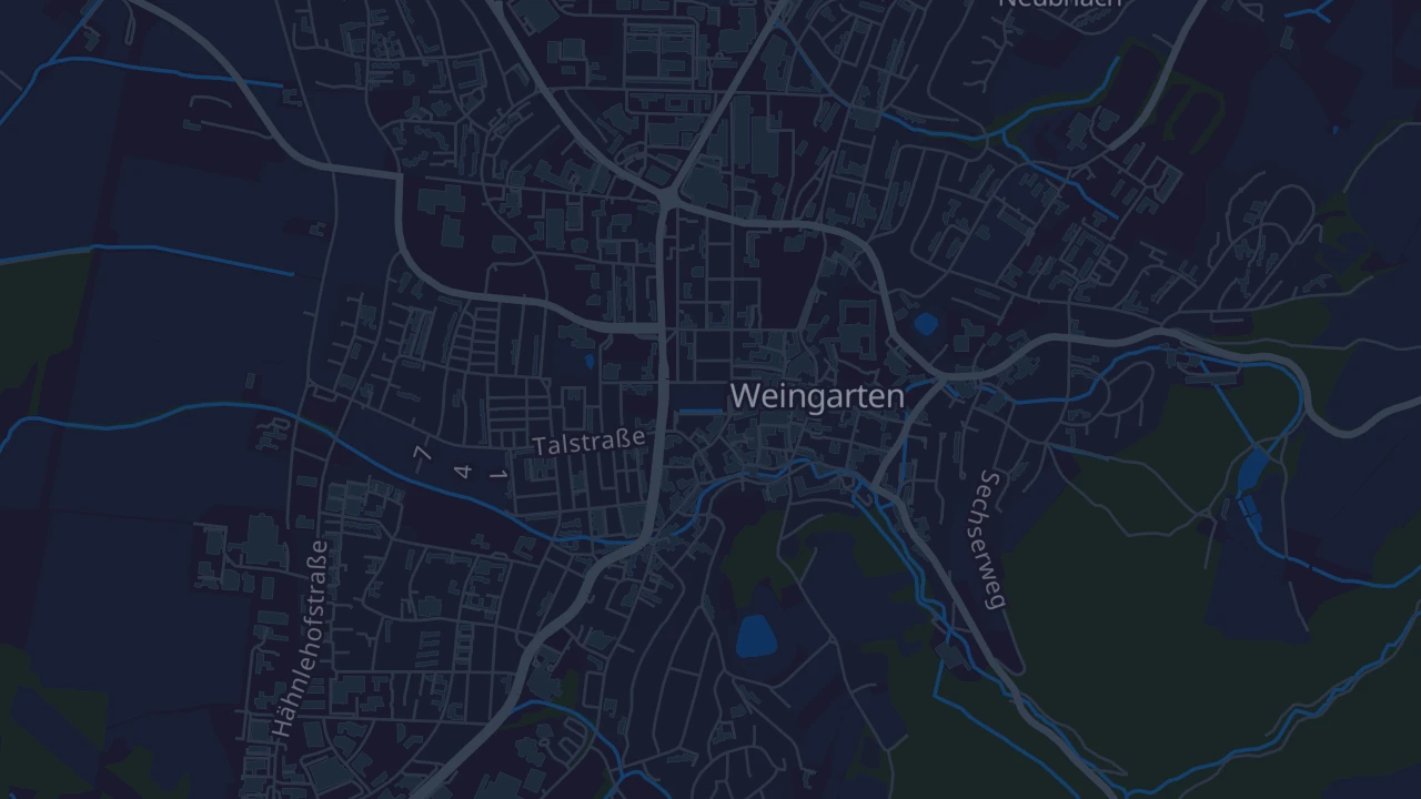Karte von Weingarten