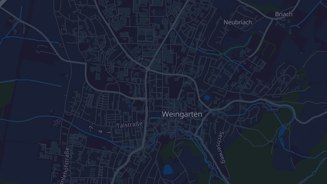Karte von Weingarten