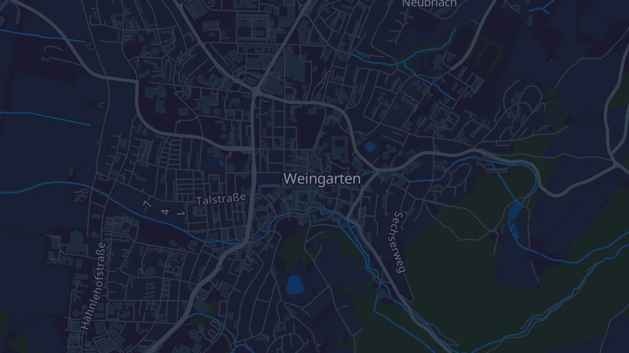 Karte von Weingarten