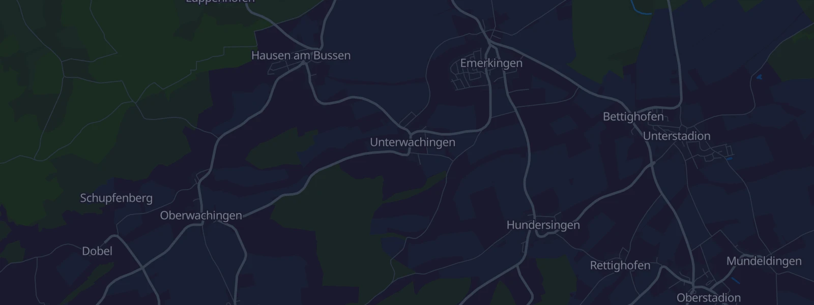 Karte von Unterwachingen