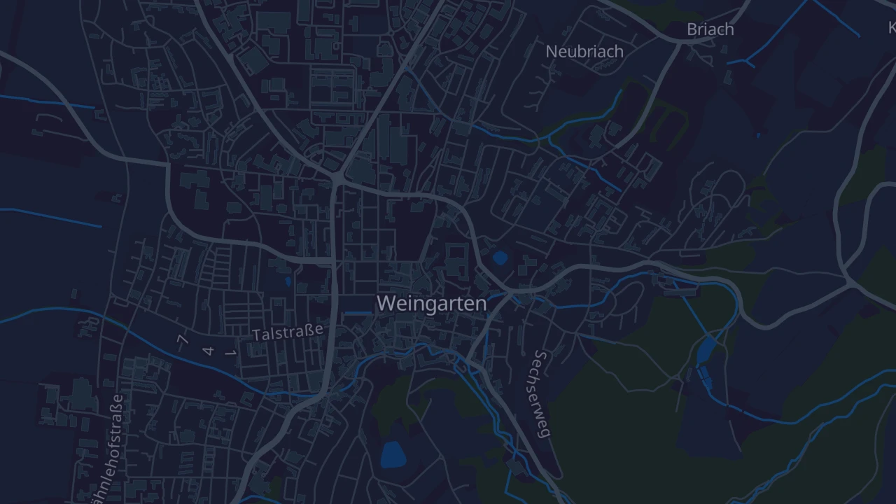 Karte von Weingarten