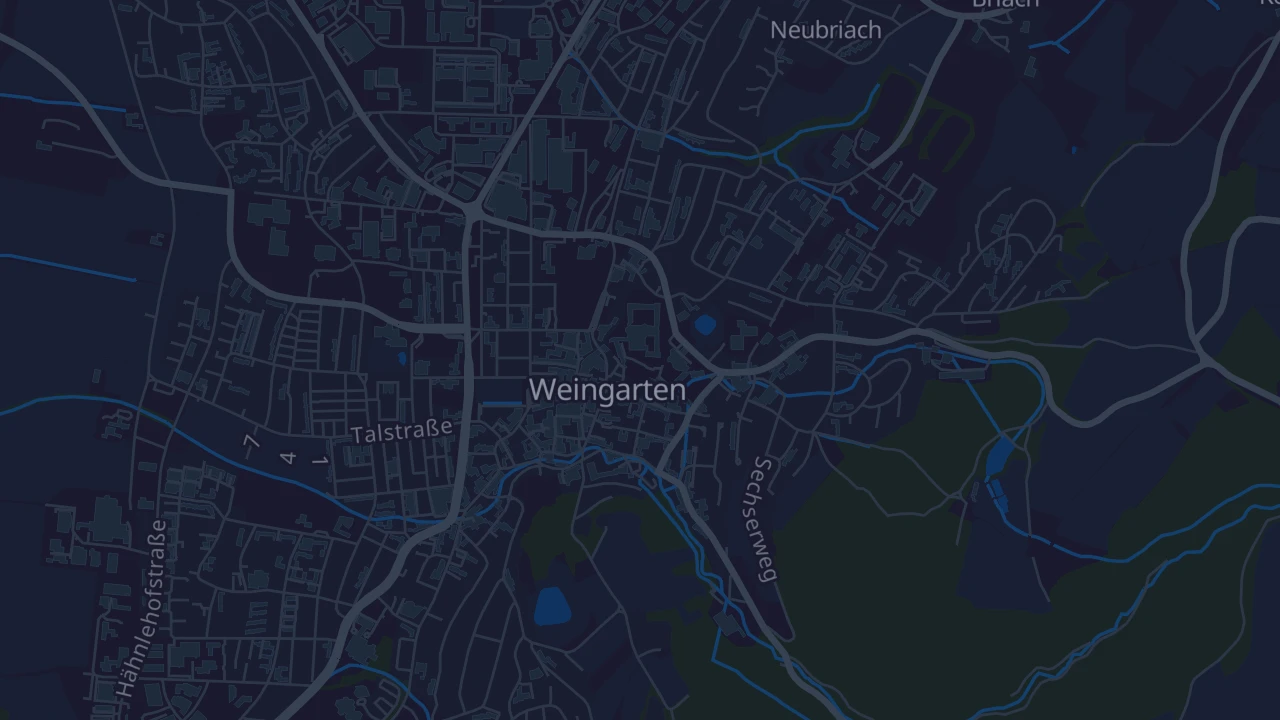 Karte von Weingarten